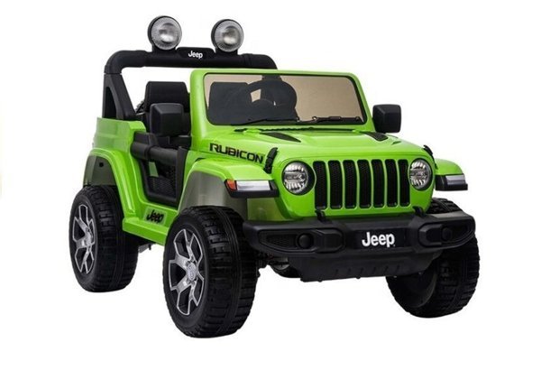 Jeep Wrangler Rubicon Green - Electric Ride On Car