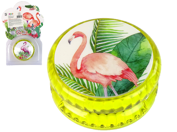 Jojo Handicraft Game with Flamingo  A timeless toy Yellow YoYo