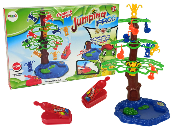 Jumping Frogs Arcade Game With Launchers