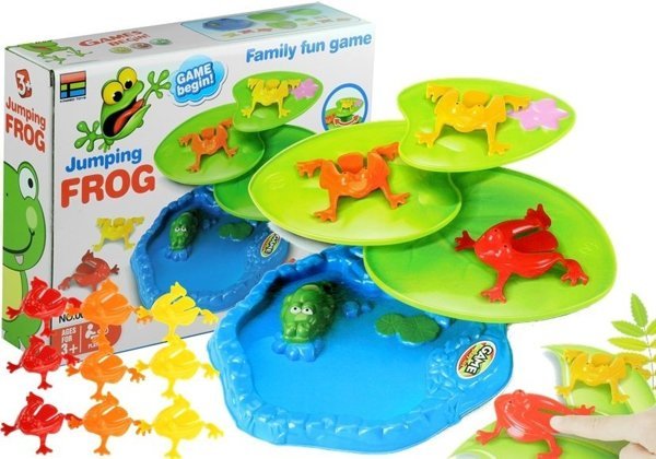 Jumping Frogs Family Game Tiddlywinks