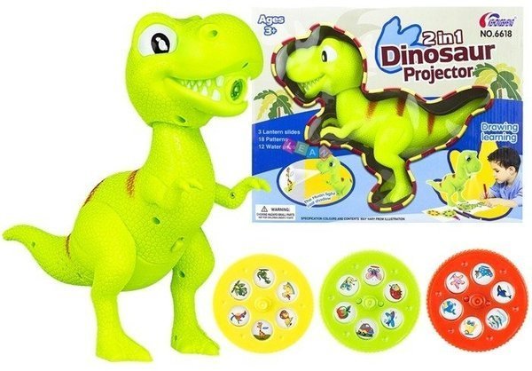 Kids Childrens Toy Overhead Projector Dinosaur 18P