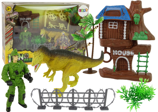 Large Jurassic Dinosaur Set + Accessories For fans of prehistoric creatures !