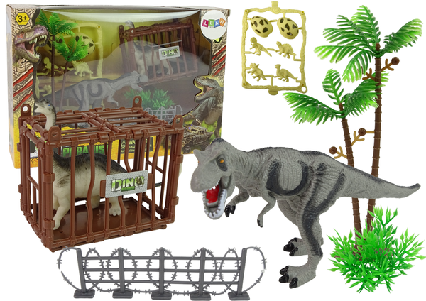 Large Jurassic Dinosaur Set + Accessories For fans of prehistoric creatures