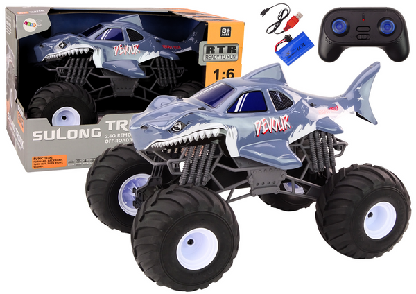 Large Off-Road Remote Controlled Car 2.4G RC 1:6 Shark