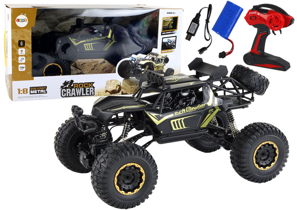 Large Remote Control Car 1:8 Scale 2.4G Control Black