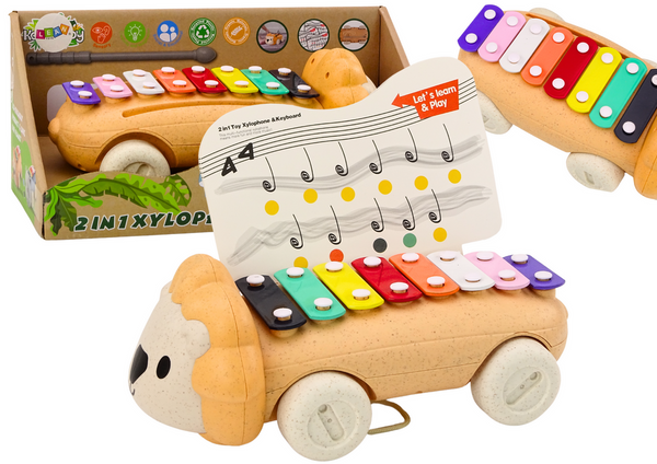 Lion Cymbals On Wheels Instrument For Children Colorful Educational
