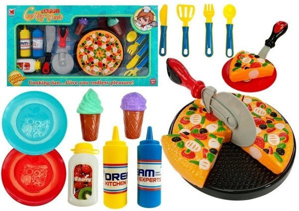 Little Chef Pizza and Ice Cream Set 20 pcs