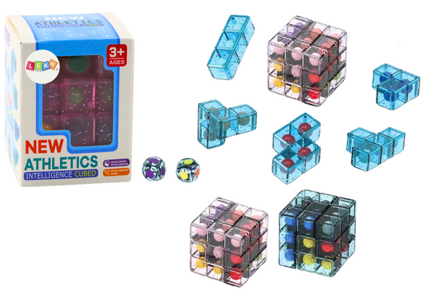 Logic Blocks Puzzle Puzzle Cube Game Pink