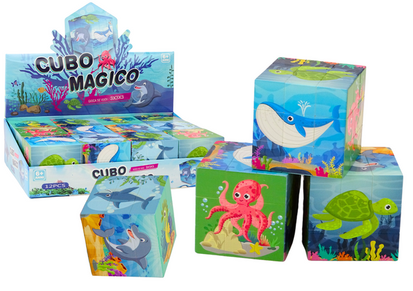 Magic Cube Educational Puzzle Sea Animals Puzzle Logic Game