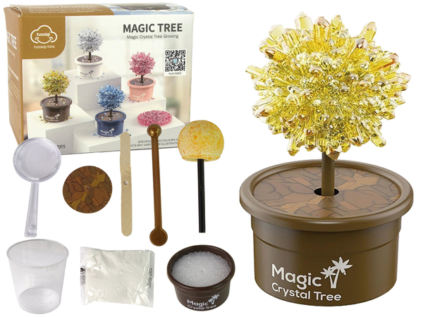 Magic Tree Growing Crystals Gold Experiences