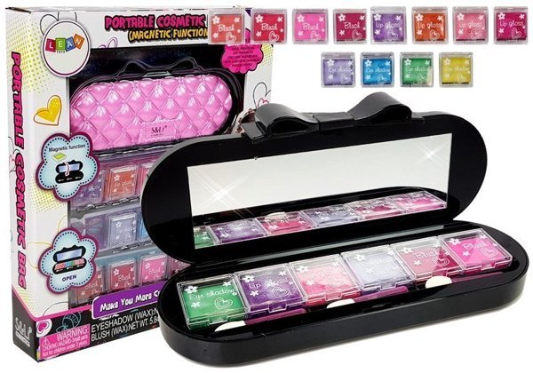 Makeup Set Case Eye Shadows Lip Gloss Blush