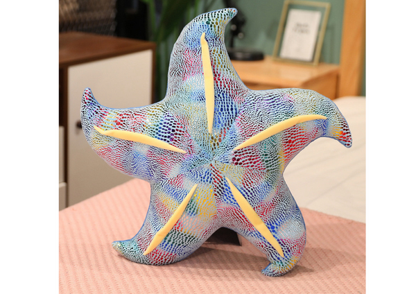 Mascot Plush Starfish Blue Pillow 45 cm