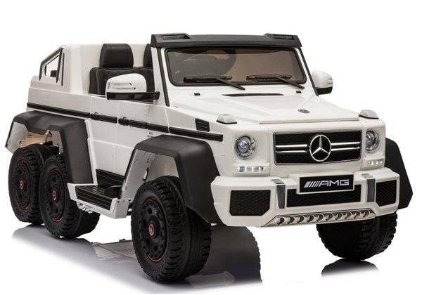 Mercedes 6x45W Electric Ride On Car - White