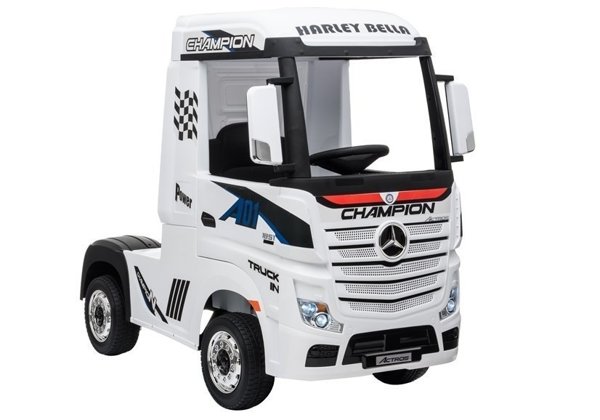 Mercedes Actros Electric Ride On Car White