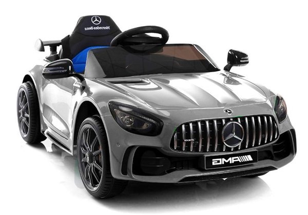 Mercedes GTR Electric Ride On Car - Silver Painting