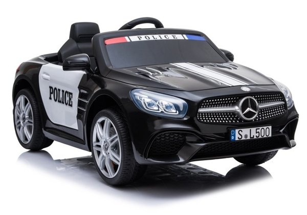 Mercedes SL500 Electric Ride On Car Police Black