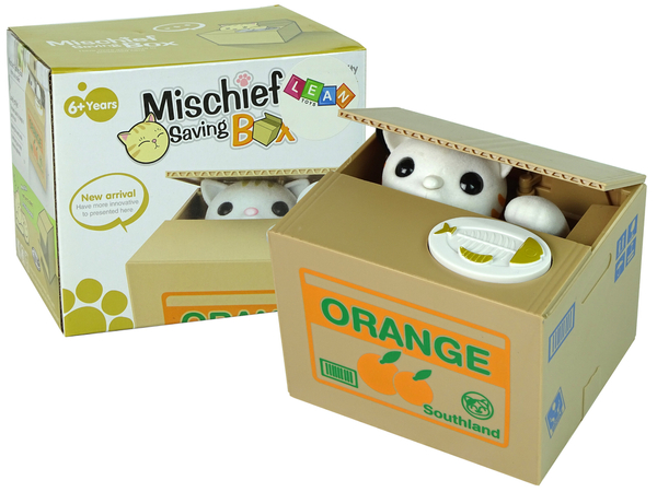 Mischief Saving Box Cute Kitty Money Box Piggybank