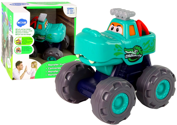 Monster Truck Crocodile Car For Toddlers Large Wheels