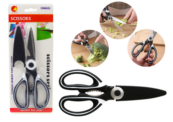 Multifunctional Kitchen Scissors Anti-slip Blade Cover