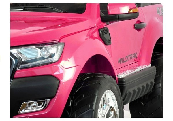 New Ford Ranger Pink Painting - 4x4 Electric Ride On Car - LCD Display