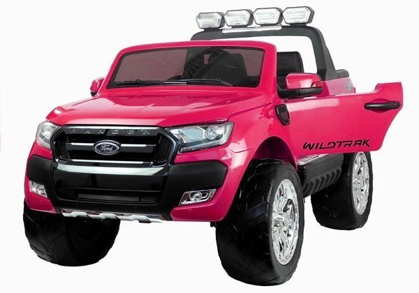 New Ford Ranger Pink Painting - 4x4 Electric Ride On Car - LCD Display