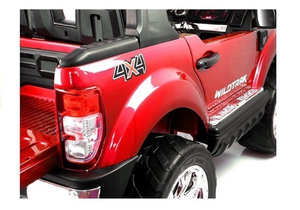 New Ford Ranger Red Painting - 4x4 Electric Ride On Car - LCD Display