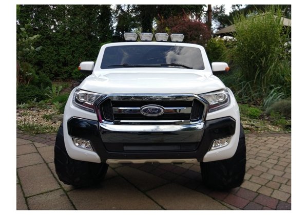 New Ford Ranger White - 4x4 Electric Ride On Car - LCD Display