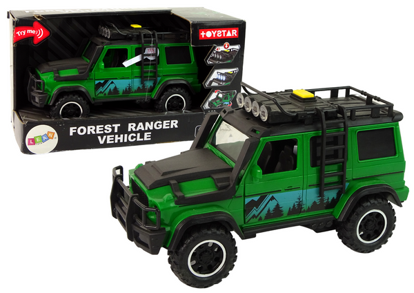 Off-Road Car 1:14 Lights Sound Green