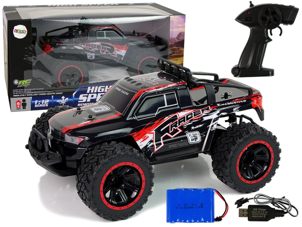 Off-Road R/C 2.4 G Shock absorbers 1:12 Red