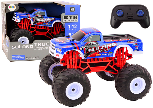 Off-Road Remote Controlled Car 2.4G RC 1:12 Truck Blue