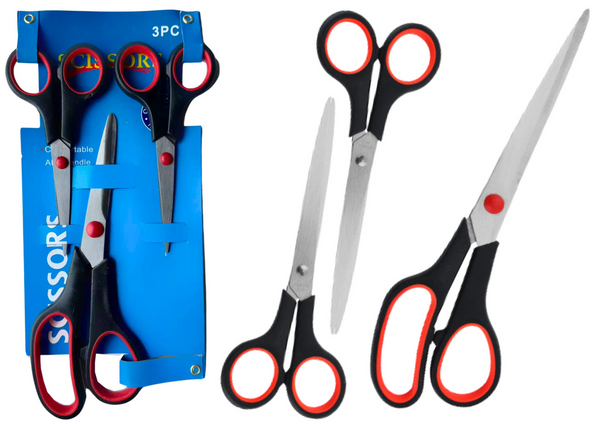 Office Scissors Set Universal 3 pcs.