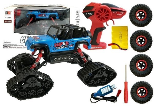 Offroad R/C Jeep Car 4x4 Blue