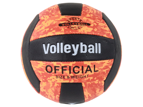 Orange Volleyball Ball, Size 5, Colorful
