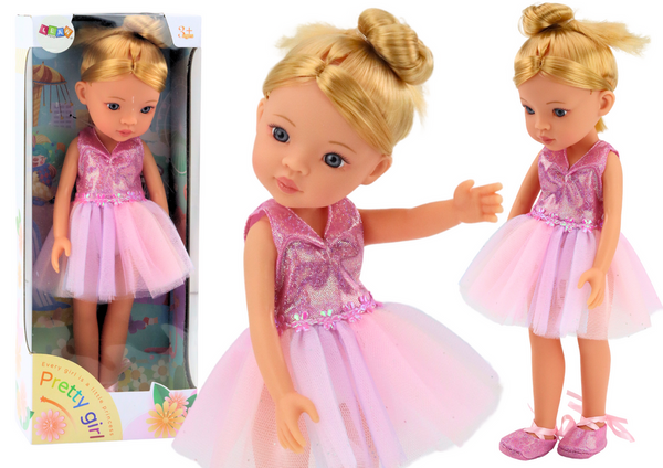 Pink Ballerina Doll Ballerina Doll Dress 33cm