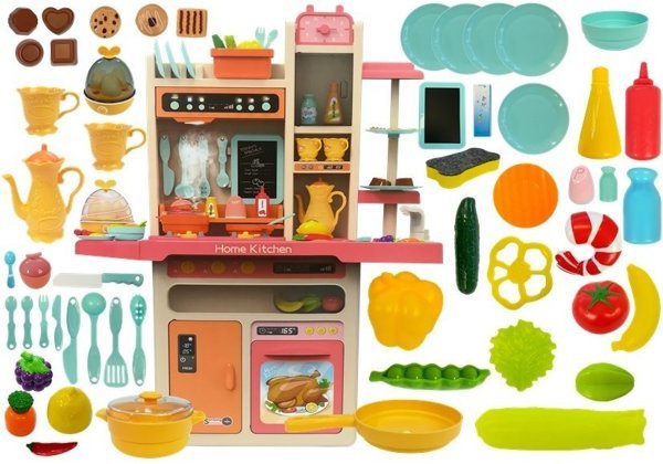 Pink kitchen for children 93.5 cm