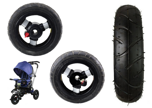 Plastic wheel with rubber tire (inflatable) PRO 700 front