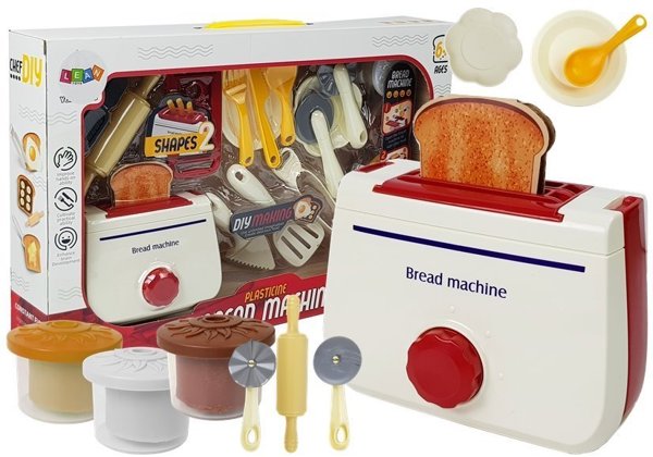 Play Dough Toaster Set 4 Colors 2 Designs