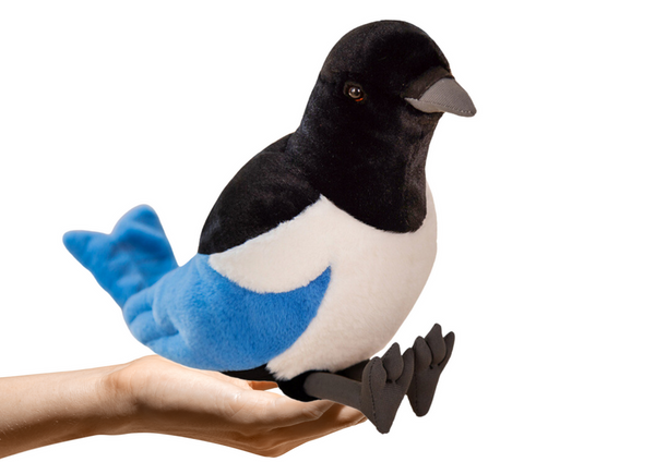 Plush Mascot Eurasian Magpie Blue 30cm