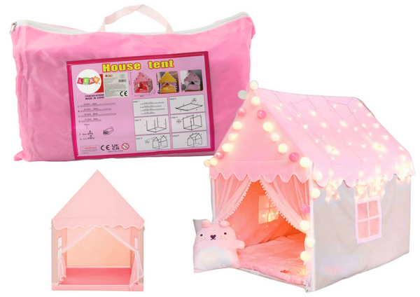 Portable Foldable Pink Children's Playhouse Tent