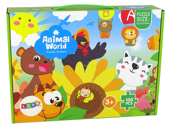 Puzzles For Kids Animal Puzzle 100 pieces.