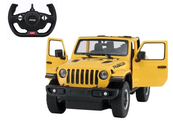 R/C Jeep Wrangler Rubicon 1:14 Rastar Yellow