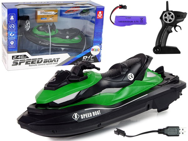 R/C Remote Controlled Watercraft 2.4G Green