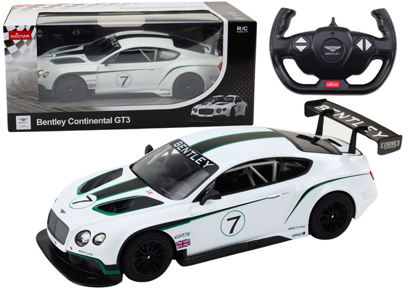 RC Sports Car 1:14 Bentley Continental GT3 White