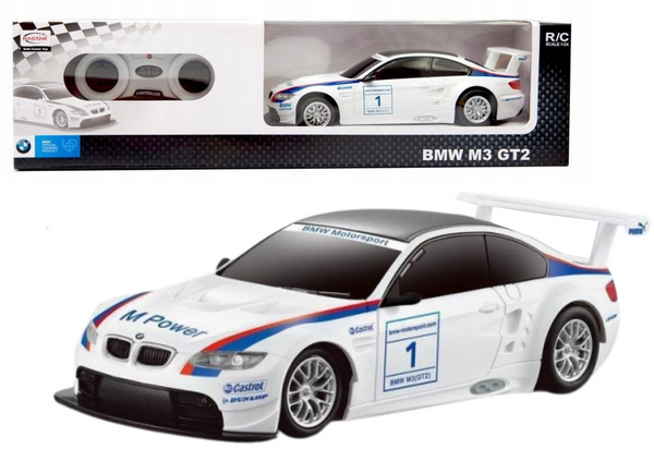 RC Sports Car 1:24 Remote Controlled BMW M3 GT2 White