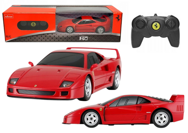 RC Sports Car 1:24 Remote Controlled Ferrari F40 Red