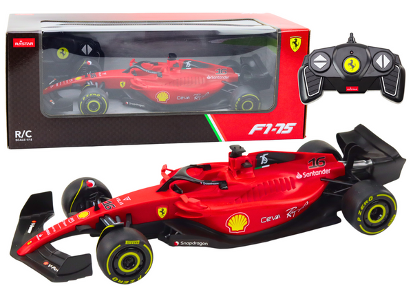 Race car 1:18 Remote Controlled RC Ferrari F1-75 Red