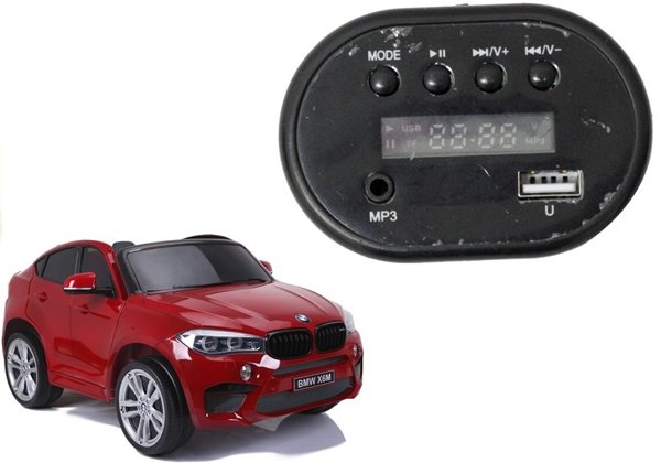 Radio Panel for Electric Ride On Car BMW X6M