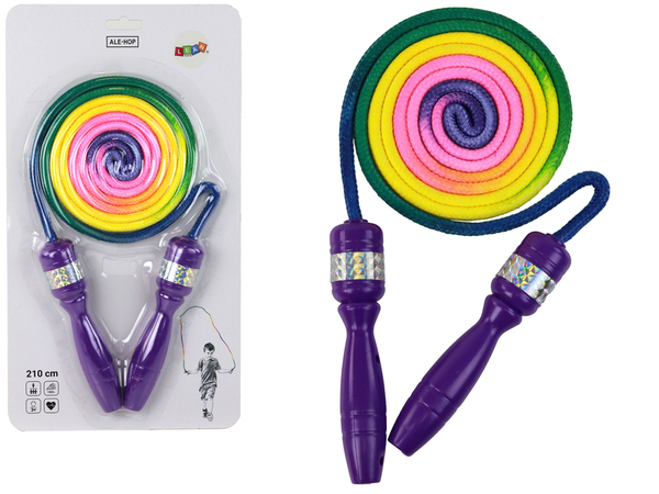 Rainbow Jump Rope Purple Hands Movement Motor Coordination