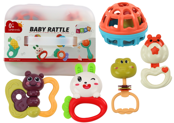 Rattle Toy Set for Toddlers in a Box 5 Pcs