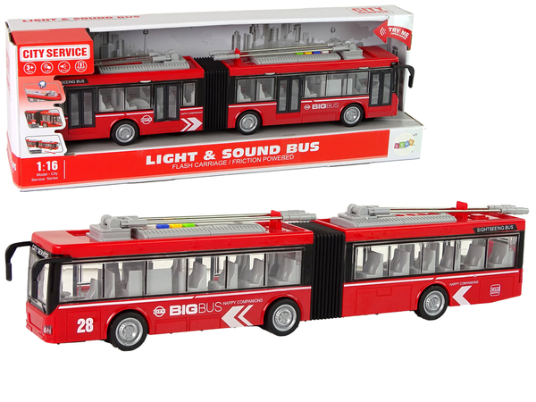 Red Double Bus 1:16.